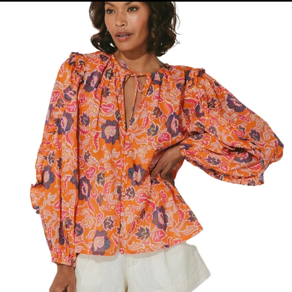 Cleobella Talia Blouse, Tropique
